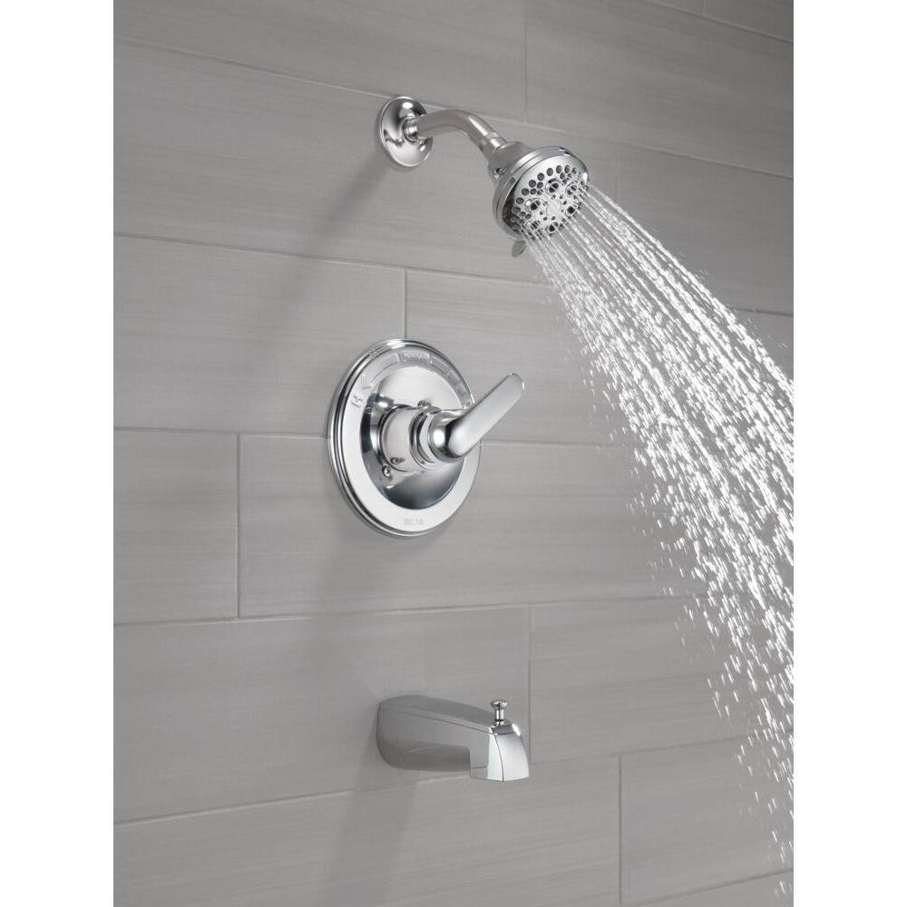 Delta Classic Single-Handle 5-Spray Tub and Shower Faucet in Chrome (Valve Included) 134900-A