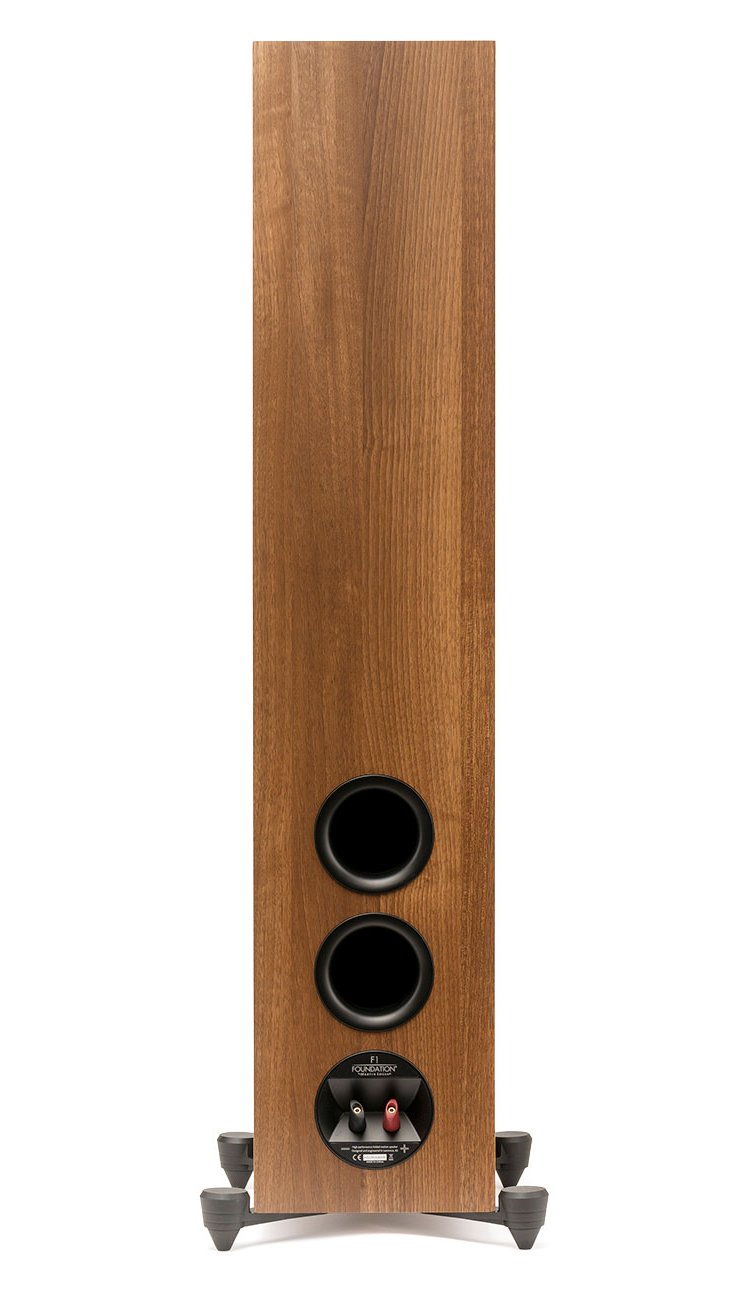 MartinLogan Motion Foundation F1 Floor Standing Speaker in Walnut (Each)