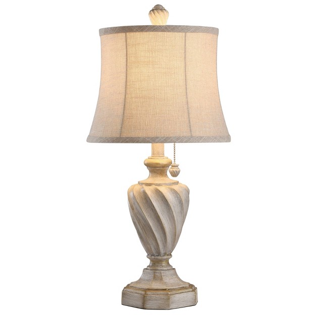 Cameron Table Lamp Antique White Stylecraft