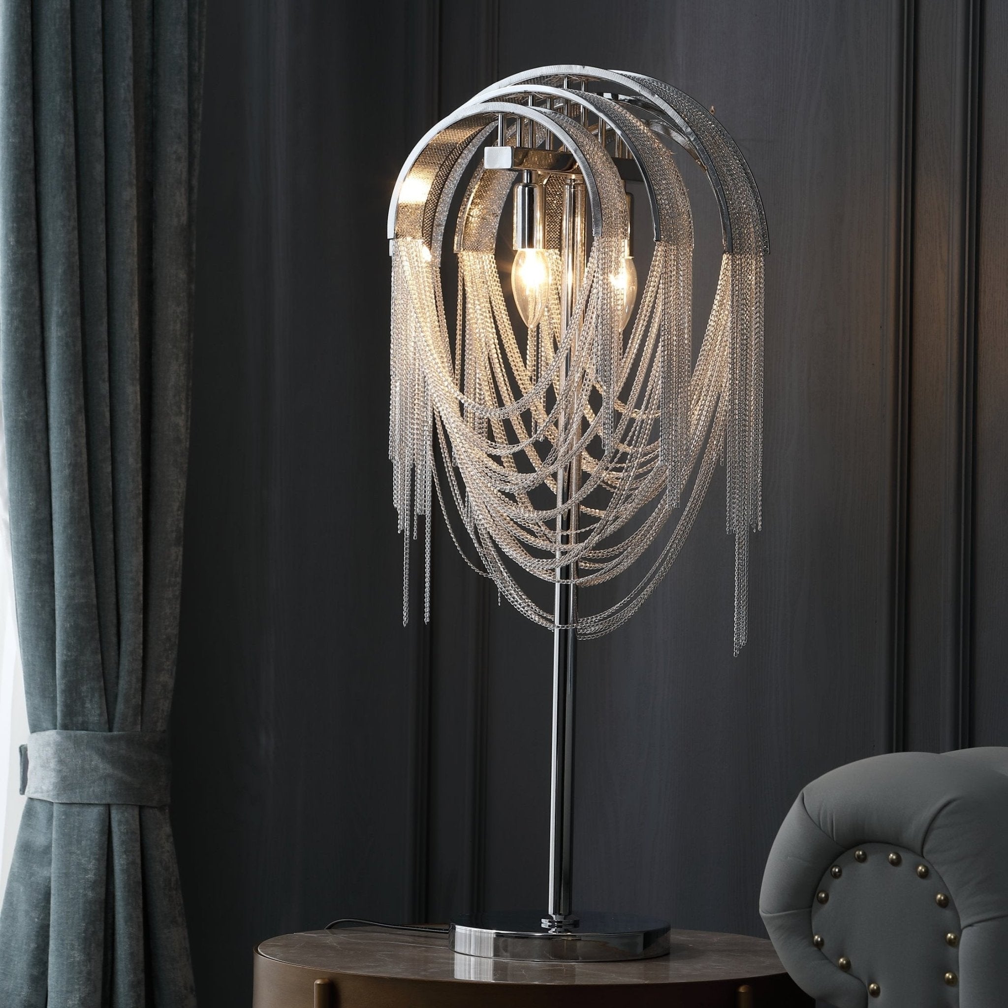 Chains Tassel Table Lamp