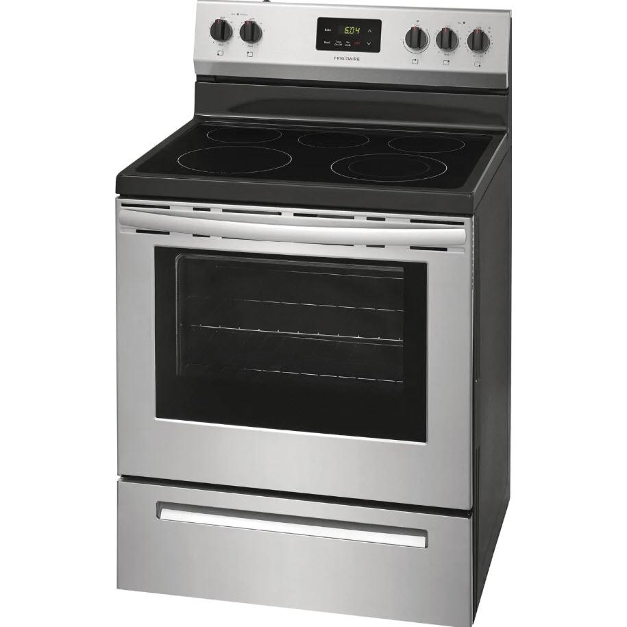 Frigidaire 30-inch Freestanding Electric Range with Even Baking Technology FCRE305CAS