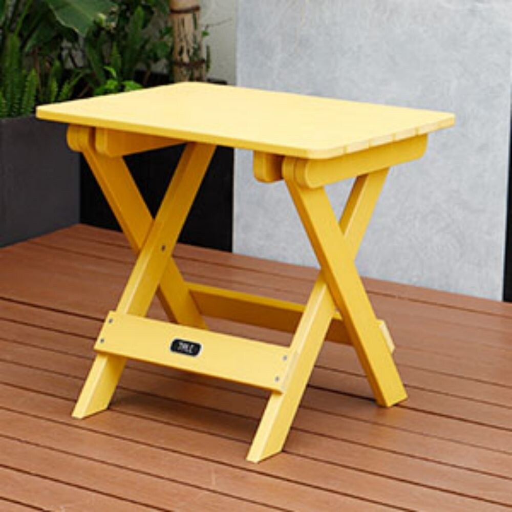 Adirondack  Weather Portable Folding Side Table Square