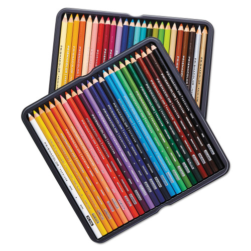 Prismacolor Premier Colored Pencil， 3 mm， 2B (#1)， Assorted Lead/Barrel Colors， 48/Pack (3598THT)