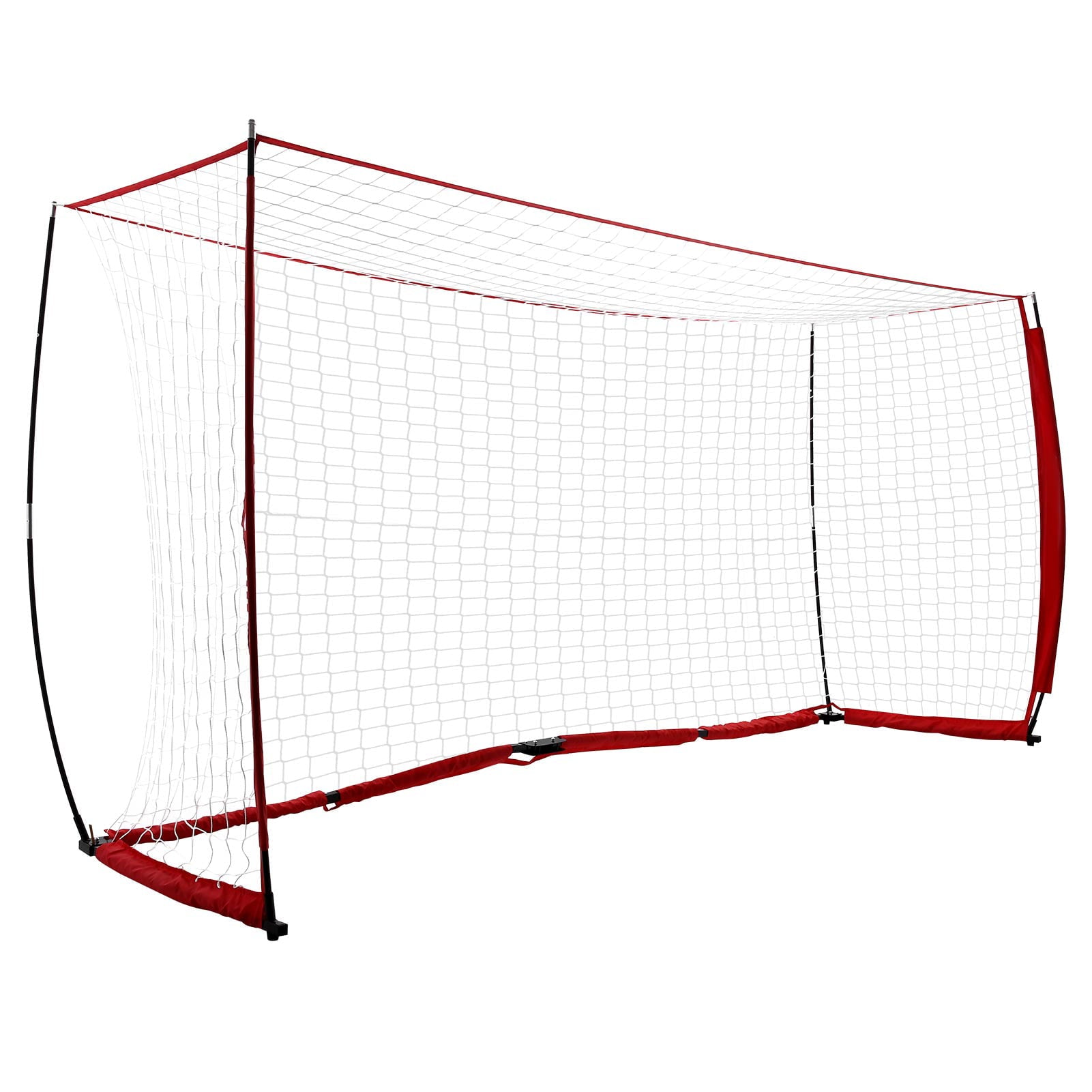 Soccer Net， Portable Soccer Goal 12 x 6 Feet， Sturdy and Durable， with Carry Bag， Ideal for Children and Adults