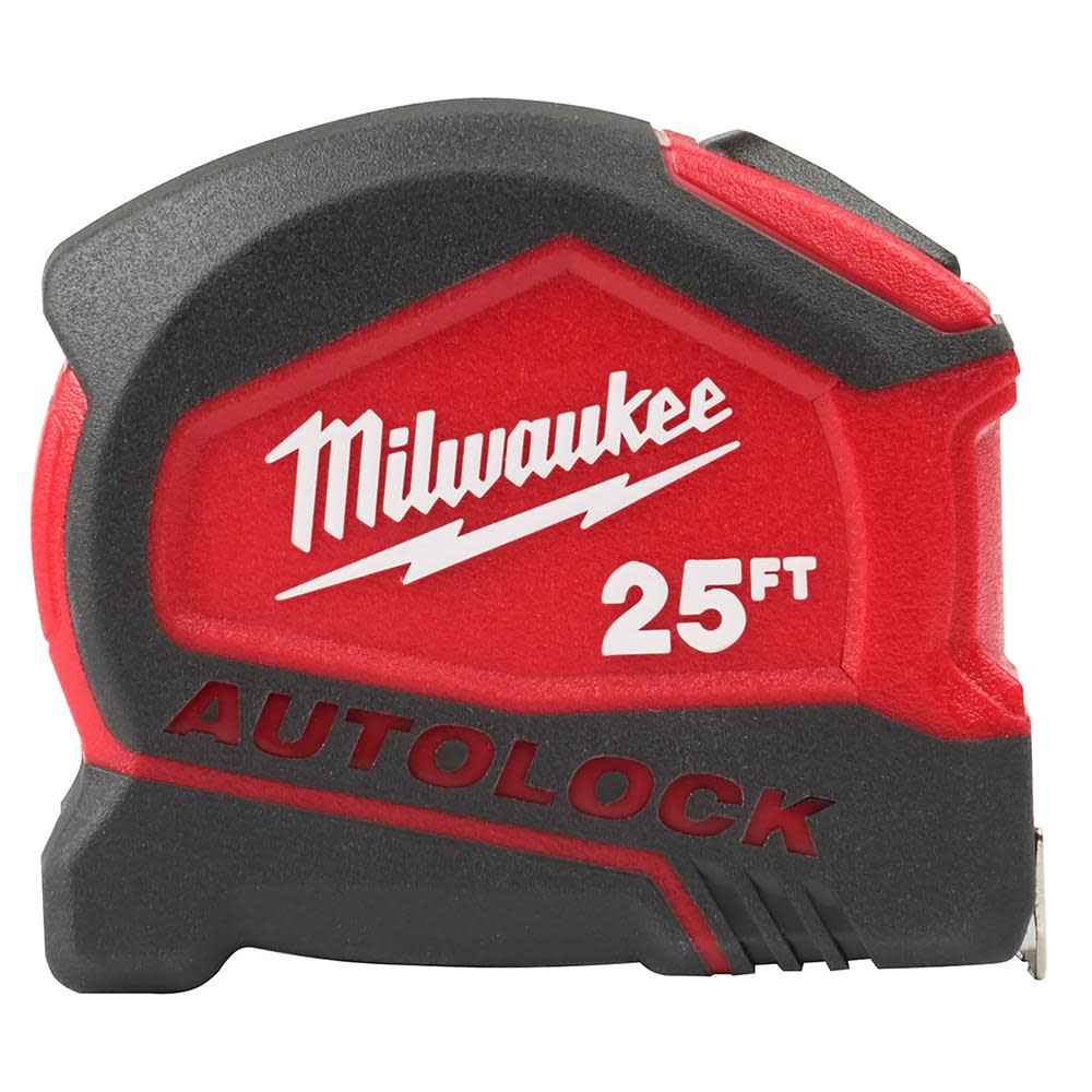 Milwaukee 25 ft. Compact Auto Lock Tape 48-22-6825 from Milwaukee