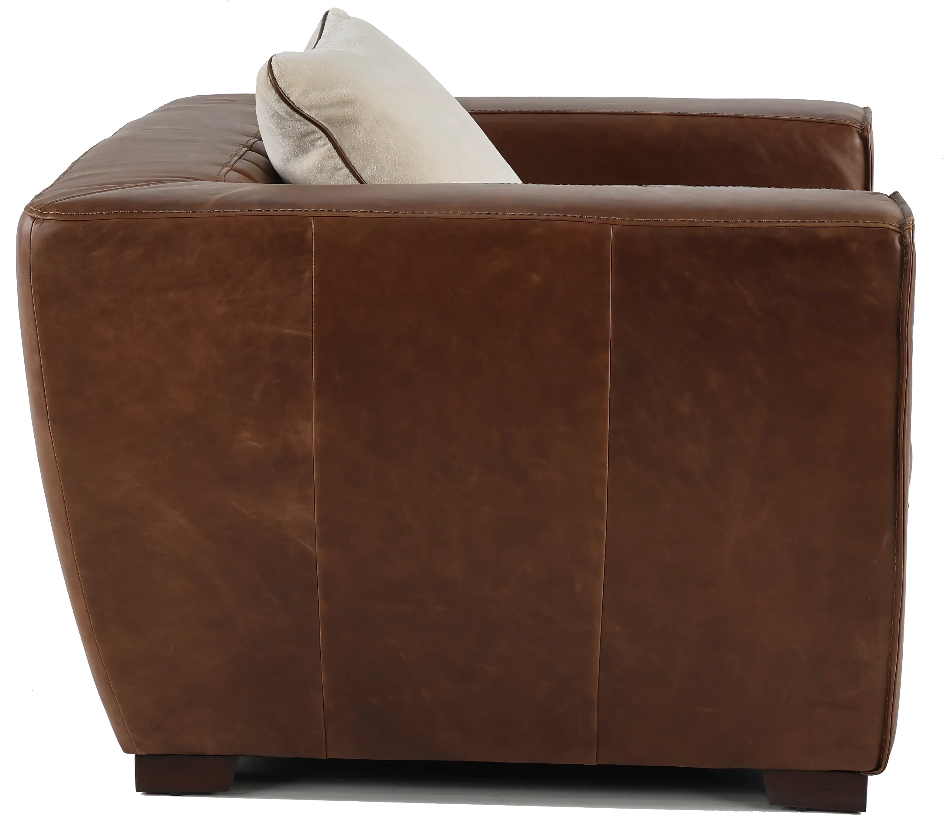 Bistro Brown Leather Chair