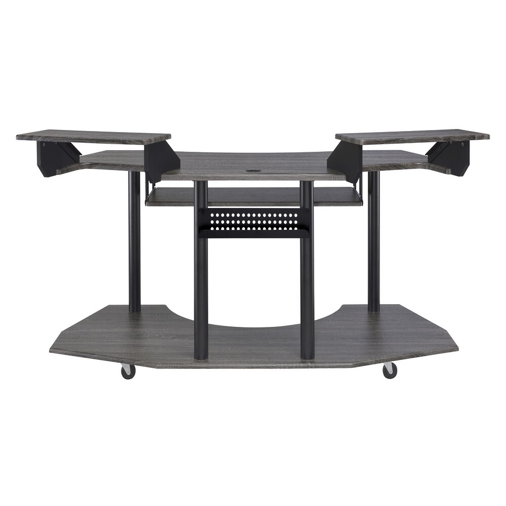 Detroit Music Recording Studio Desk with Keyboard Tray