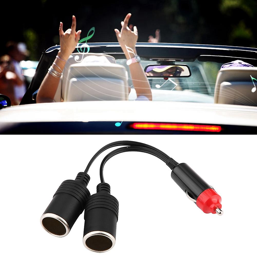 2 Way Car Charger Cigarette Lighter Plug Socket Splitter Power Charger Adapter