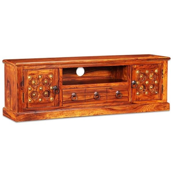 TV Stand Solid Sheesham Wood 47.2