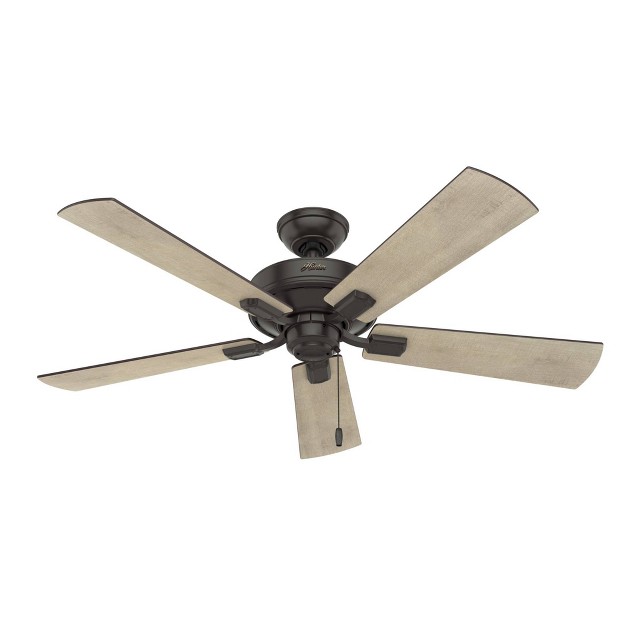 Crestfield Ceiling Fan includes Led Light Bulb Hunter Fan