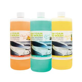 Sun Joe Pressure Washer Auto Snow Foam Detergent with Pineapple Orange-Vanilla  Coconut (3-Pack) SPX-AW3Q