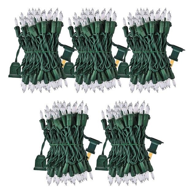 Joiedomi 5 Set Of 100 Count Led Christmas Lights