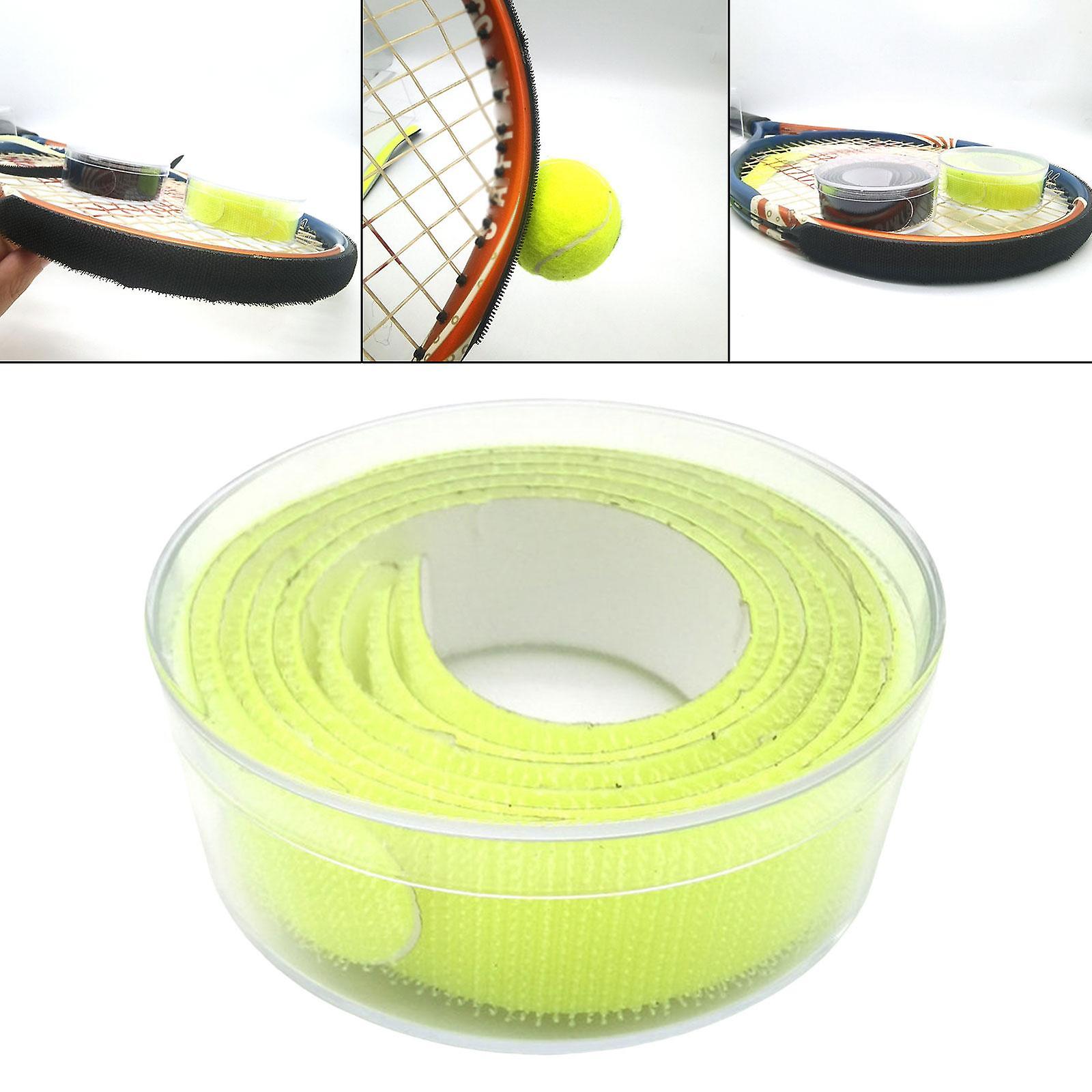 3x Tennis Racket Head Protector Sticker Portable For Badminton Squash Tennis Yellow