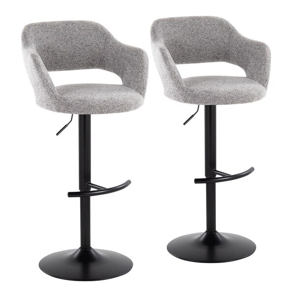 Carson Carrington Vallen Adjustable Bar Stool (Set of 2)