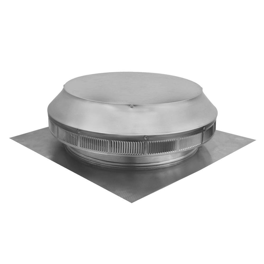 Active Ventilation 14 in. Dia Aluminum Roof Louver Exhaust Vent in Mill Finish PV-14-C1