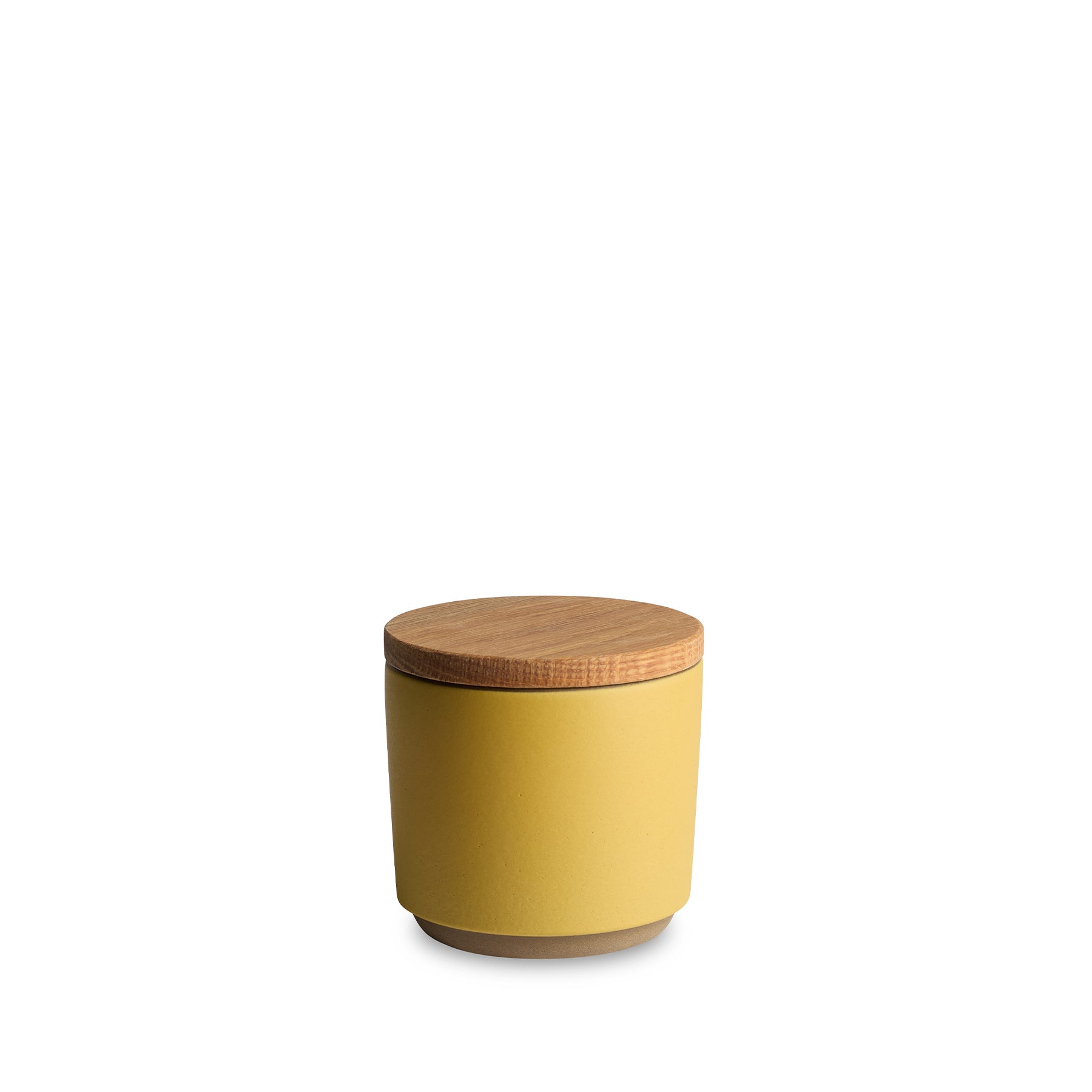 Container with Wooden Lid