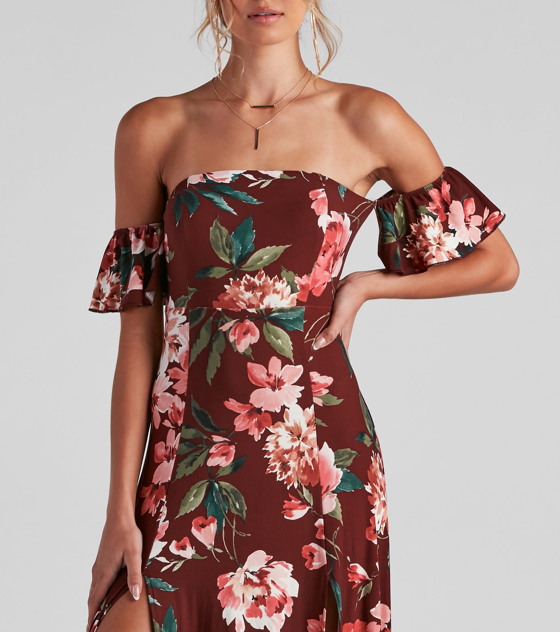 Total Beauty Floral Maxi Dress