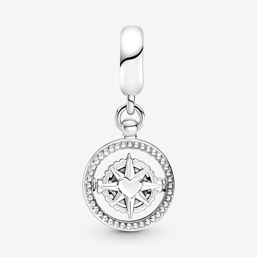 PANDORA  Spinning Compass Dangle Charm