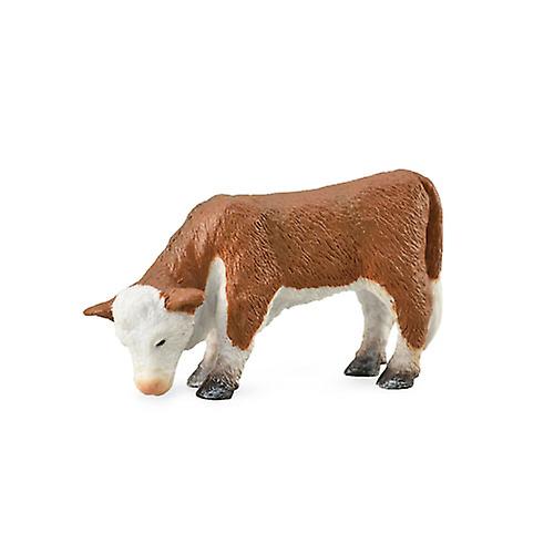 CollectA Hereford Calf Figure (Small) (Grazing)