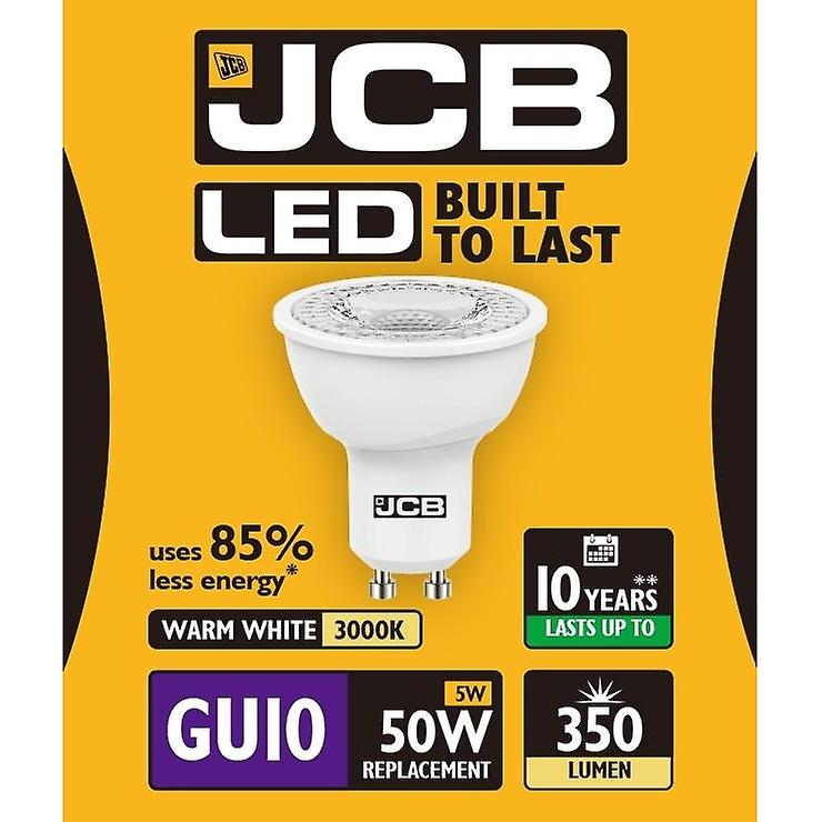 JCB LED GU10 5w Light Bulb Cap 350lm 3000k Warm White