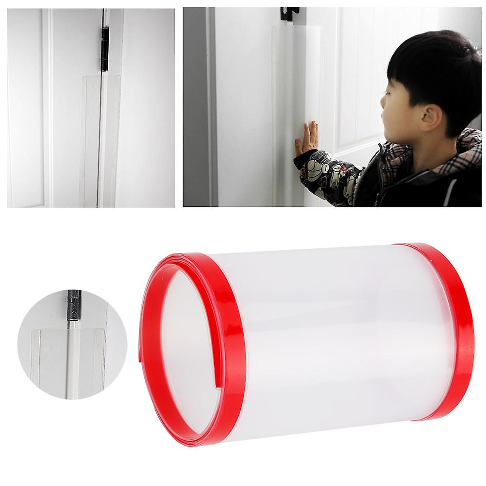 Safety Door Hinge Protector Cover Finger Pinch Security Guard For Childrentransparent 120x17cm