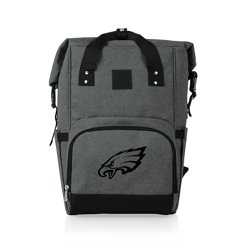 Picnic Time Philadelphia Eagles On The Go Roll-Top Cooler Backpack