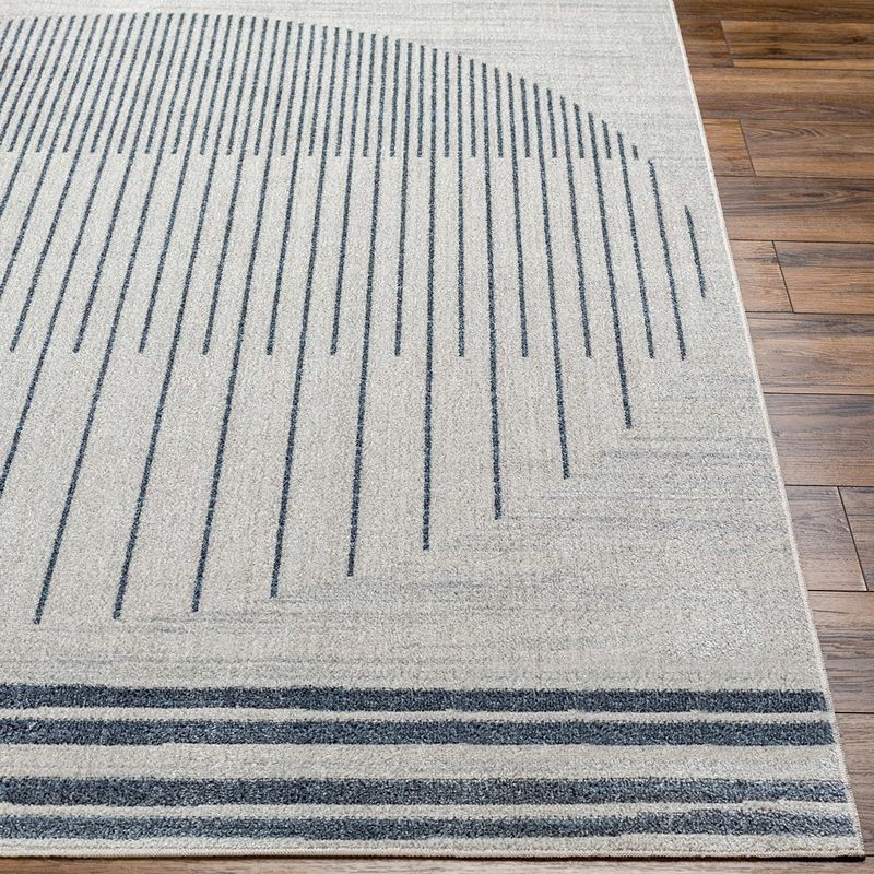 Elk Falls Modern Washable Area Rug