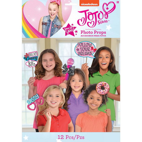 Amscan 267003 JoJo Siwa Photo Prop Kit   NS