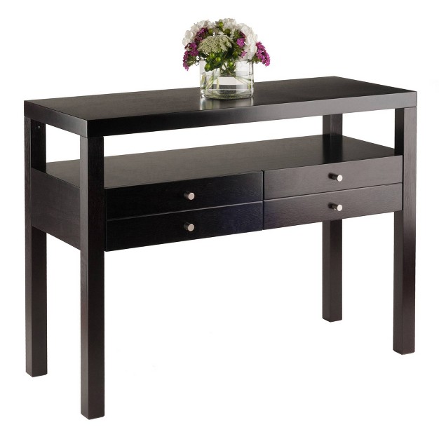 Copenhagen Console Table Espresso Winsome