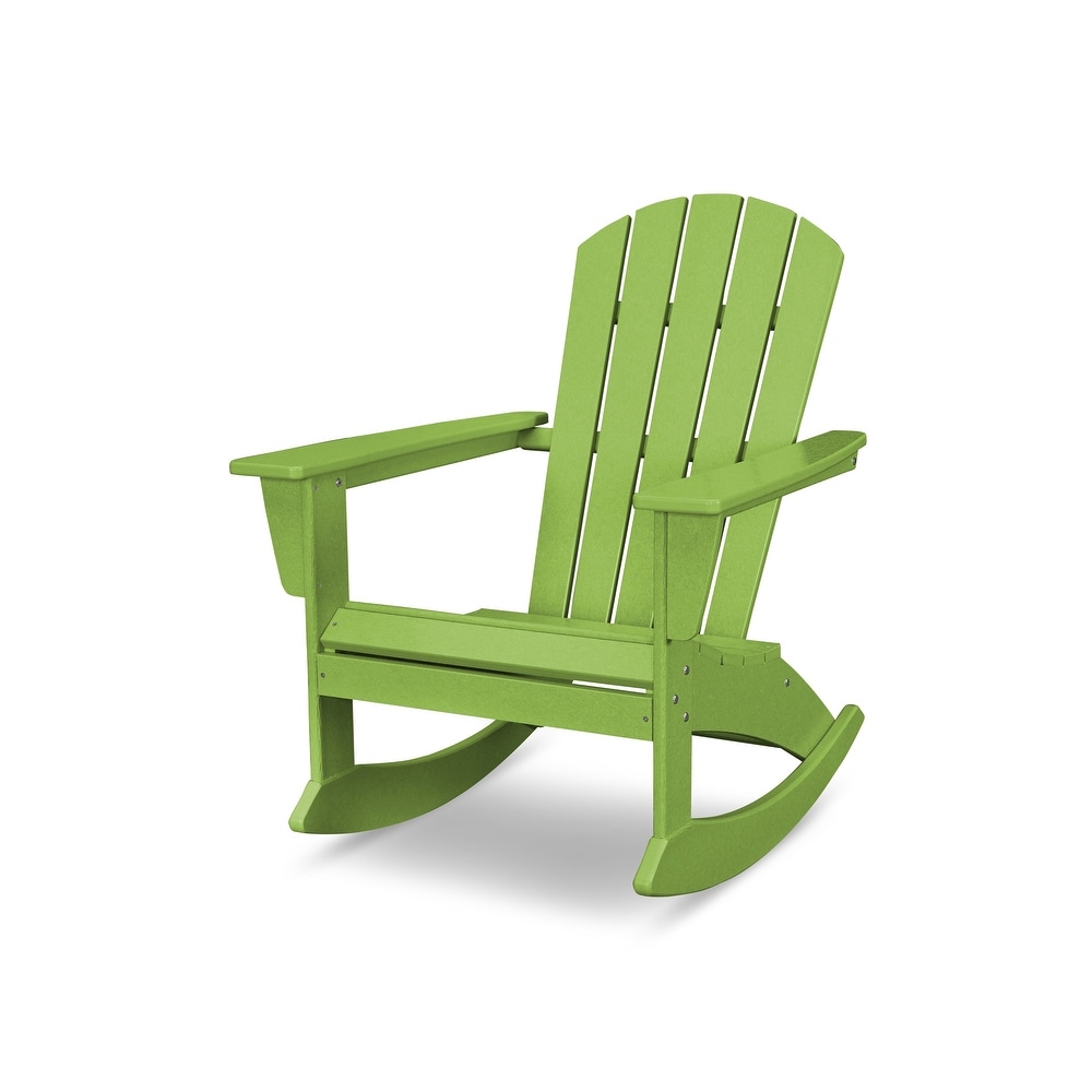 POLYWOOD Nautical Adirondack Rocking Chair