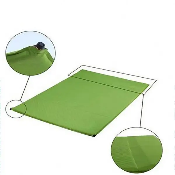 Easy To Carry Outdoors  Quality Double Inflatable Cushion Self Inflating Air Sleeping Pad or Camping  Backpacking  Hiking