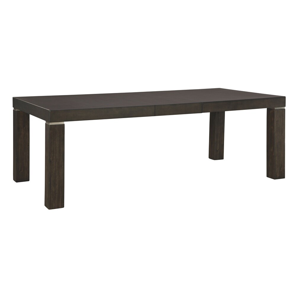 Hyndell Rectangular Dining Room Extention Table   Brown   42\