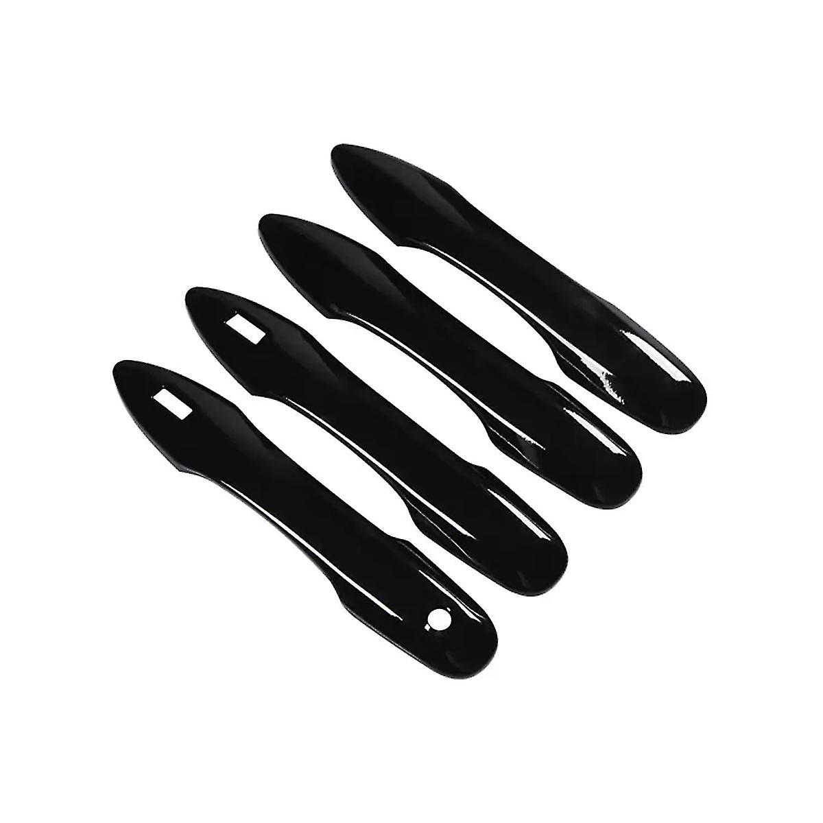 For 2019-2023 Hatchback Glossy Black Side Smart Exterior Door Handle Cover Trim Protective