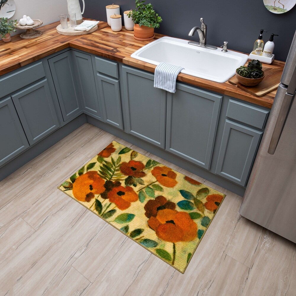 Mohawk Home Peaceful Garden Accent Kitchen Mat