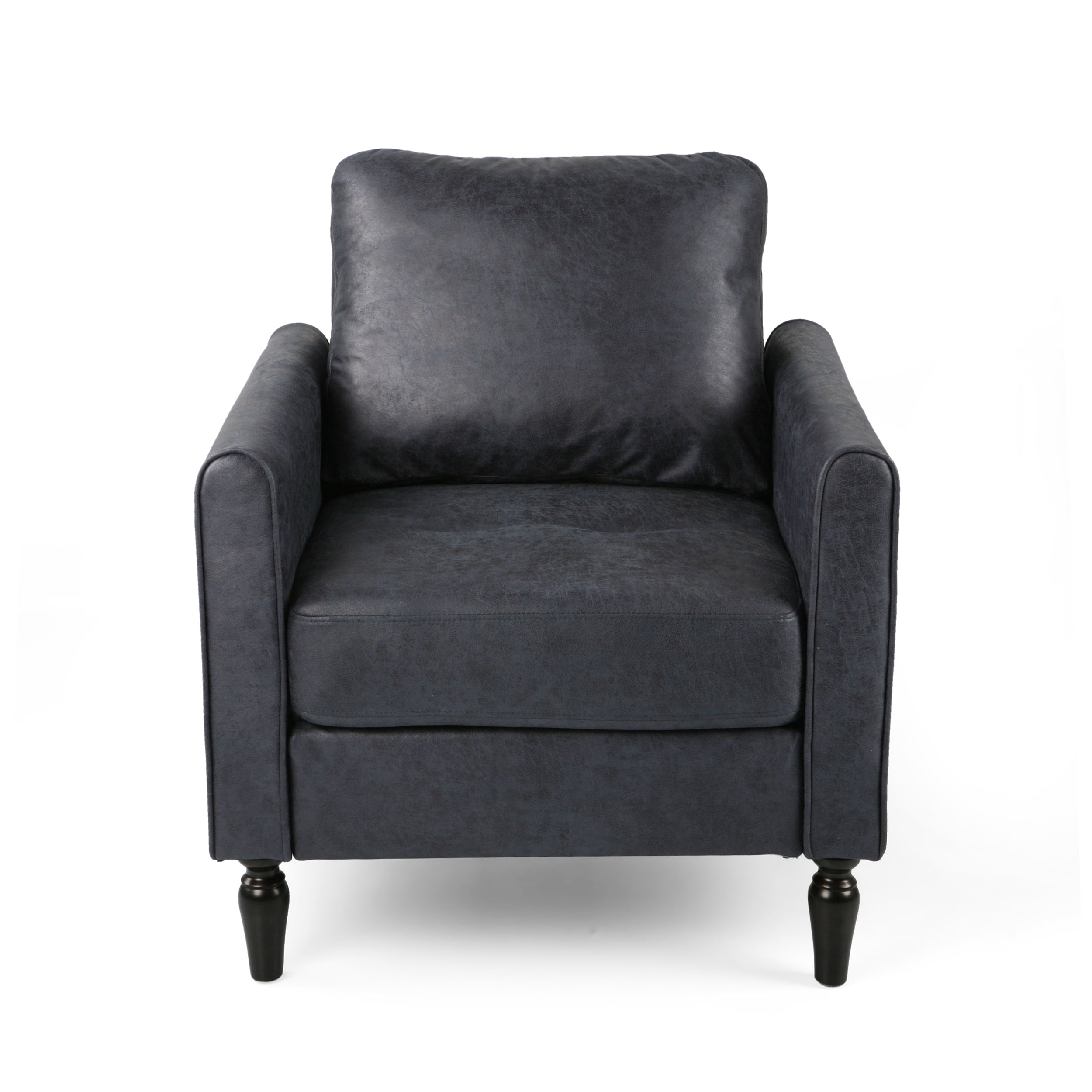 Xyan Contemporary Club Chair with Plush Microfiber Cushions