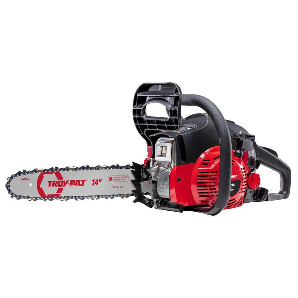 TroyBilt 14 in 42 cc 2Cycle Lightweight Gas Chainsaw with Automatic Chain Oiler