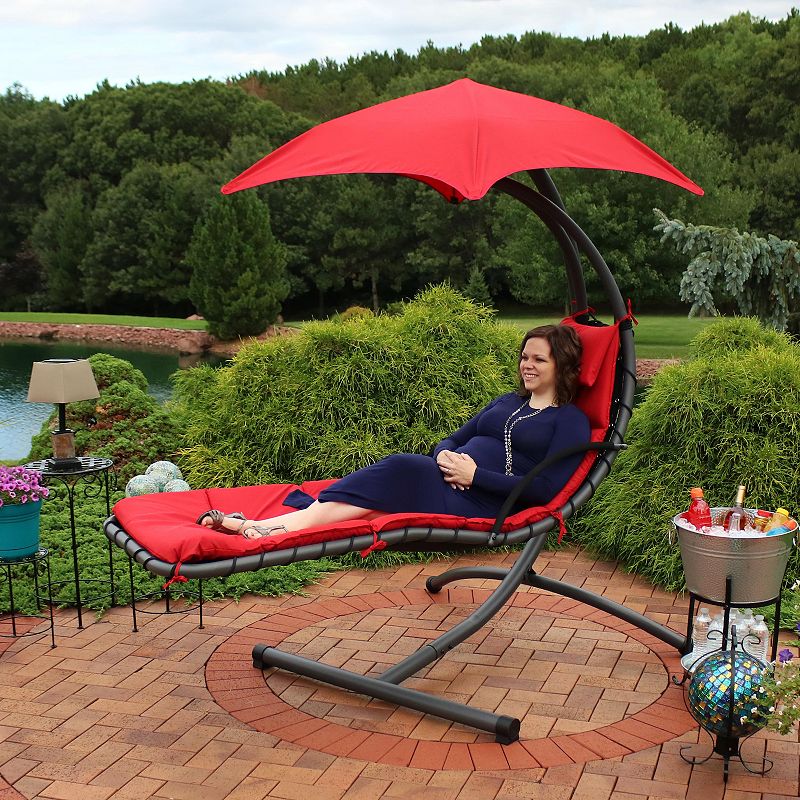 Sunnydaze Set Of 2 79 Floating Chaise Lounge Chair