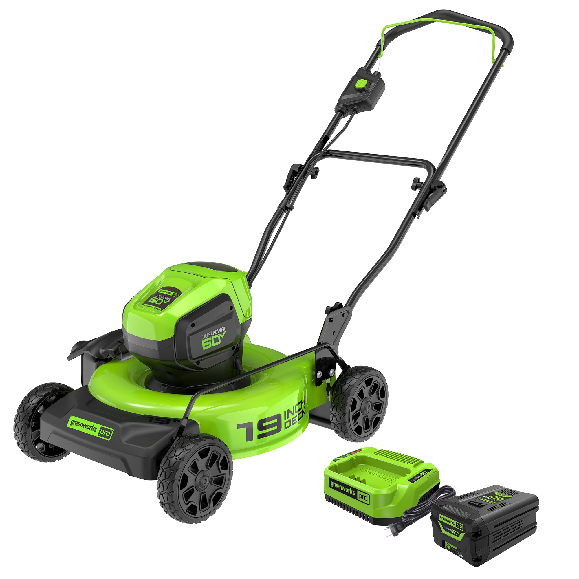 60V 19-Inch Cordless Lawn Mower | Greenworks Pro