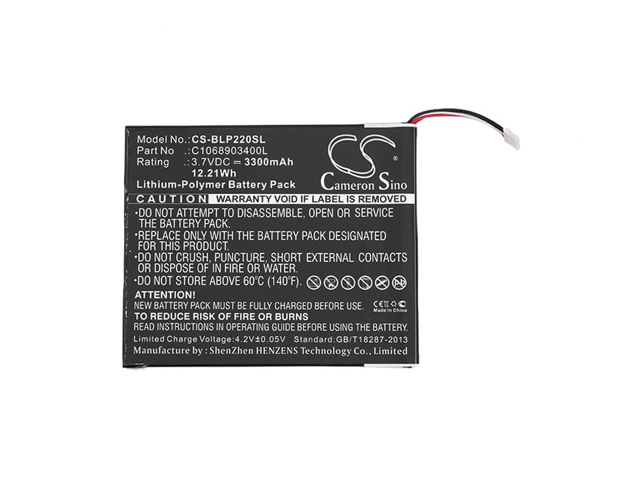 BLU BTE505 P220 P220U TouchBook 80 TouchBook 80 Replacement Battery BatteryClerkcom Tablet