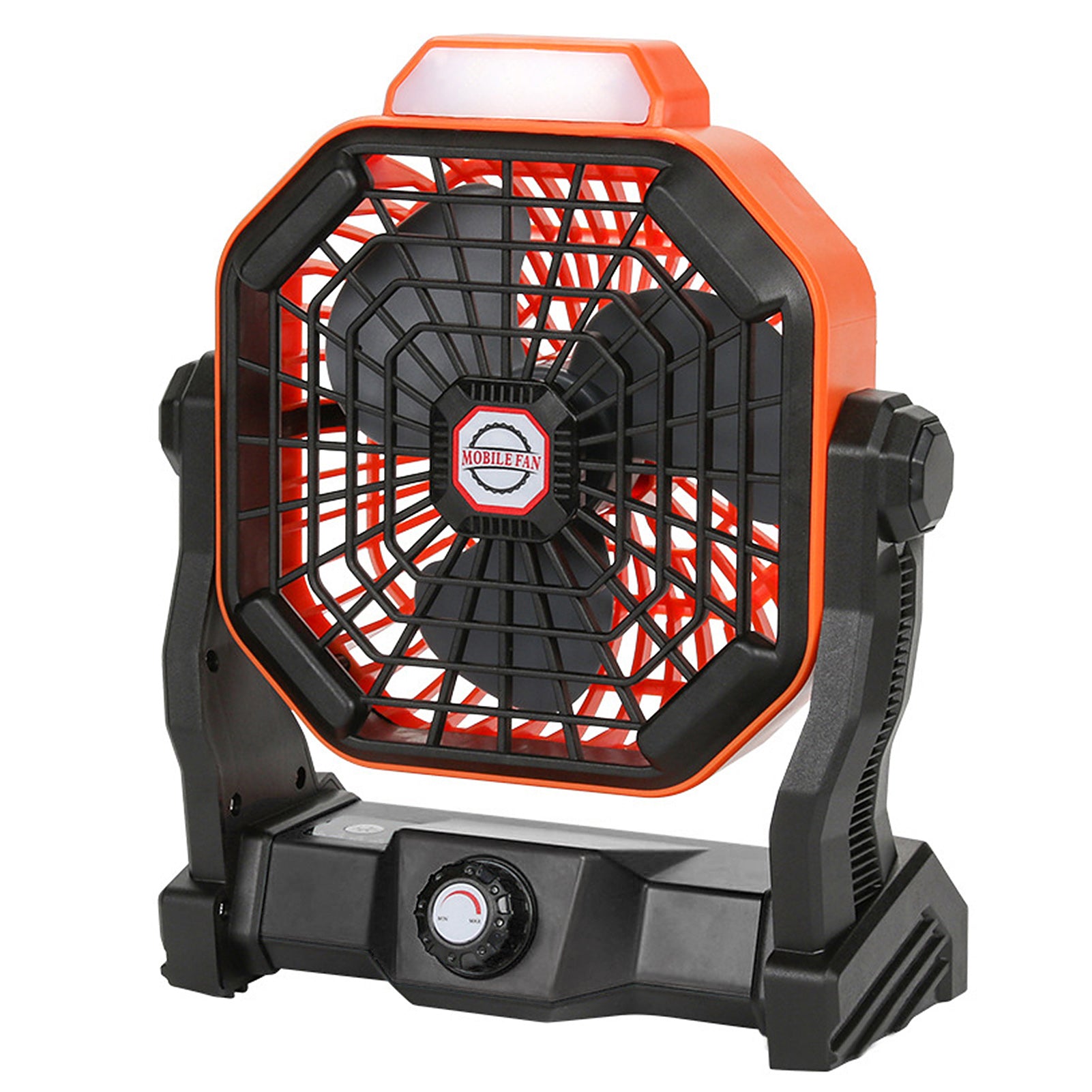 Dcenta Portable Camping Fan with LED Lantern Personal USB Small Desk Fan,USB Rechargeable Tent Fan for Home Travel Tent