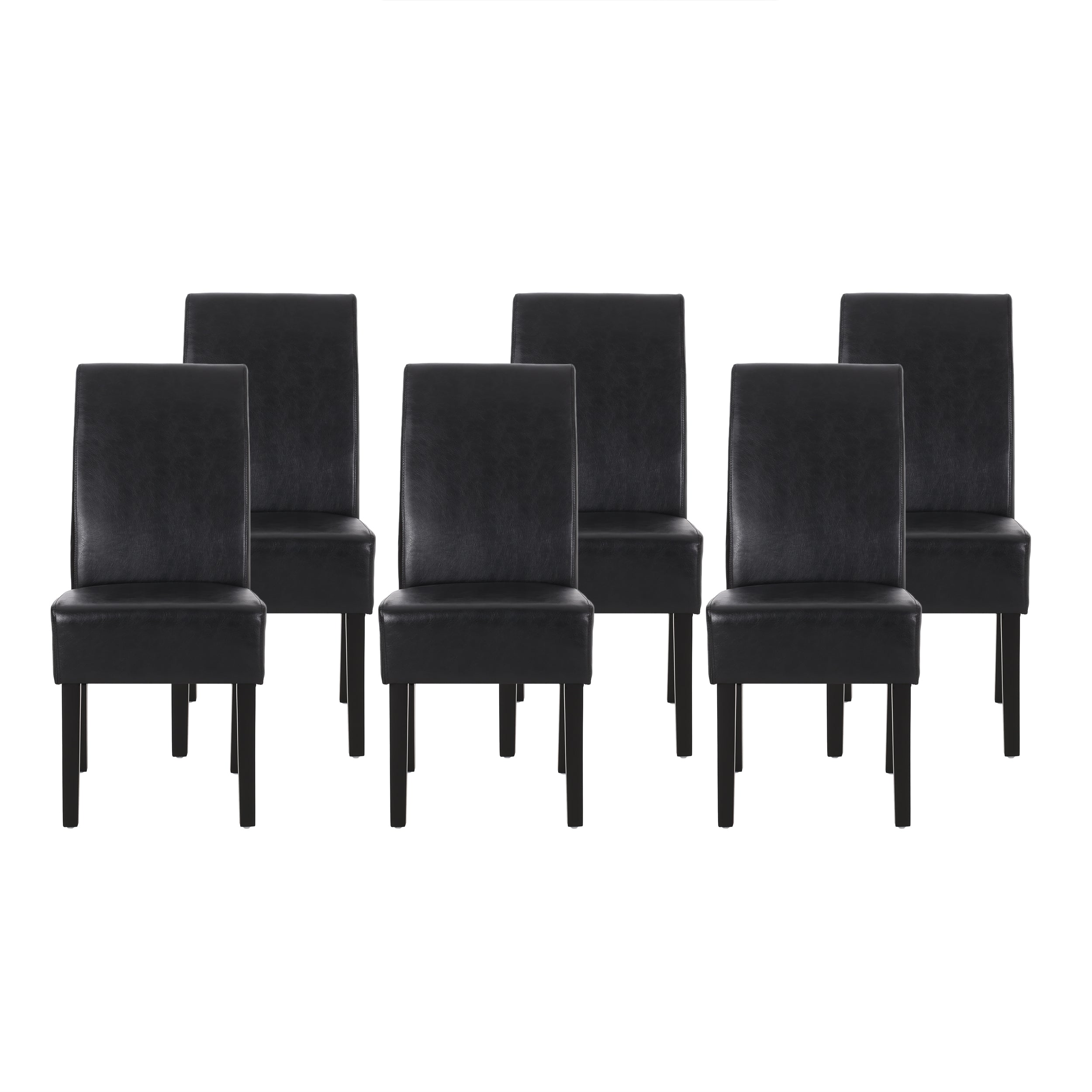 Thurber Contemporary Upholstered Dining Chairs, Set of 6