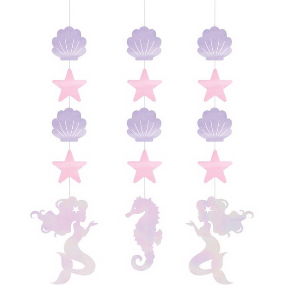 Creative Converting 336712 Mermaid Shine Hanging C...