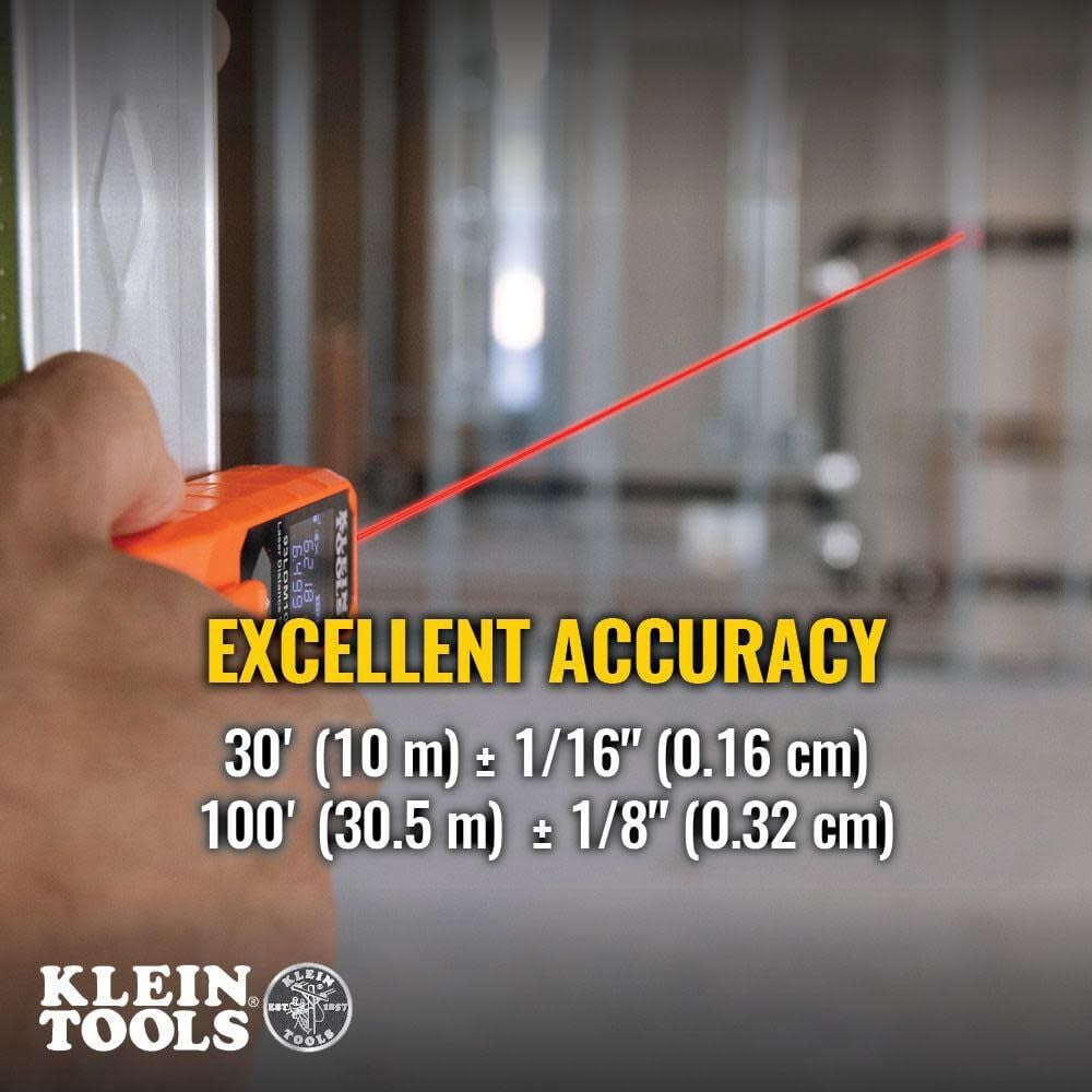 Klein Tools Compact Laser Distance Measure 93LDM100C from Klein Tools