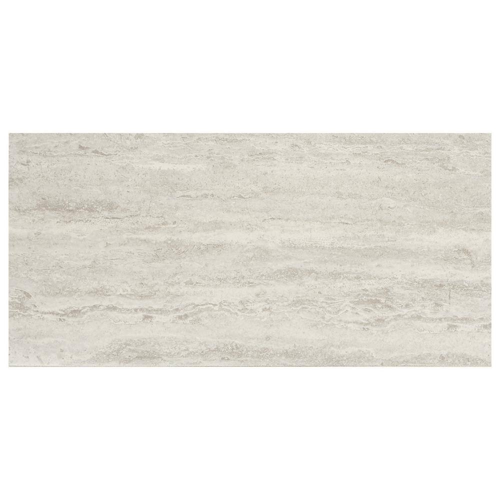 Marazzi Stonehollow Mist 12 in. x 24 in. Glazed Porcelain Floor and Wall Tile (15.6 sq. ft.  case) SH201224HD1P6