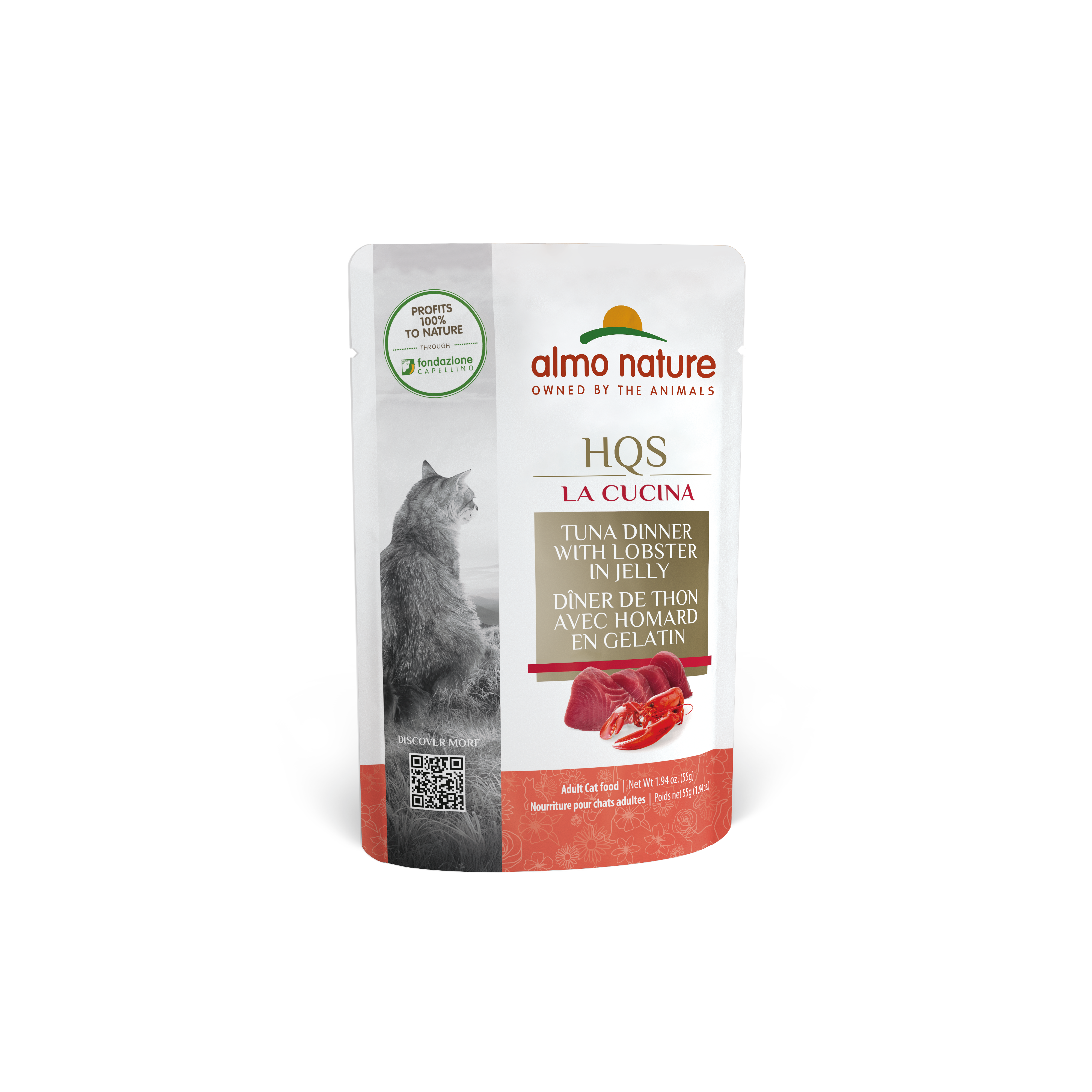 Almo Nature La Cucina Tuna  Lobster Cat Food Pouch