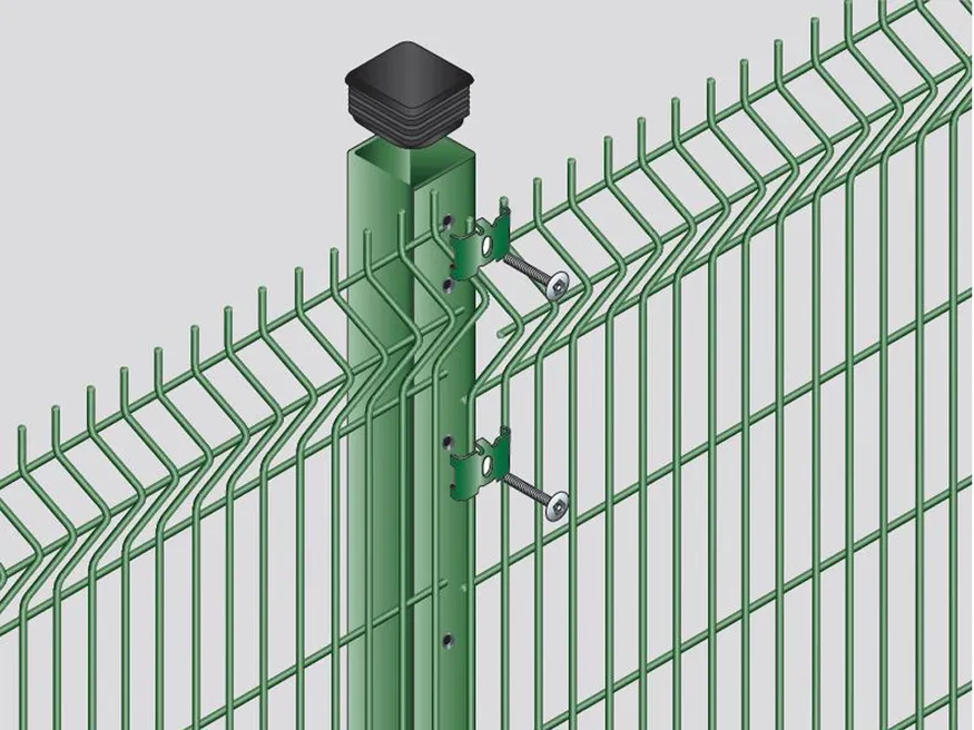 Factory Supply 3D Welded Wire Mesh Fence with gate