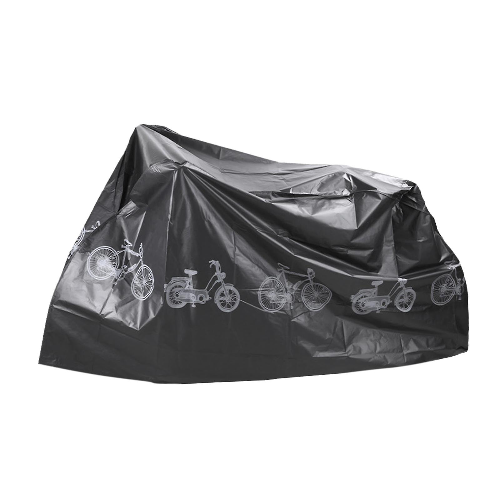 Bike Rain Cover Waterproof Motorcycle Cover For Cycling Mountain Bike Riding Thicken 350g Black