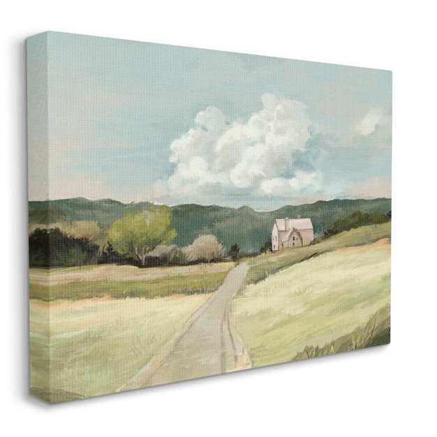 Stupell Industries Road Leading Home Countryside Mountain Landscape