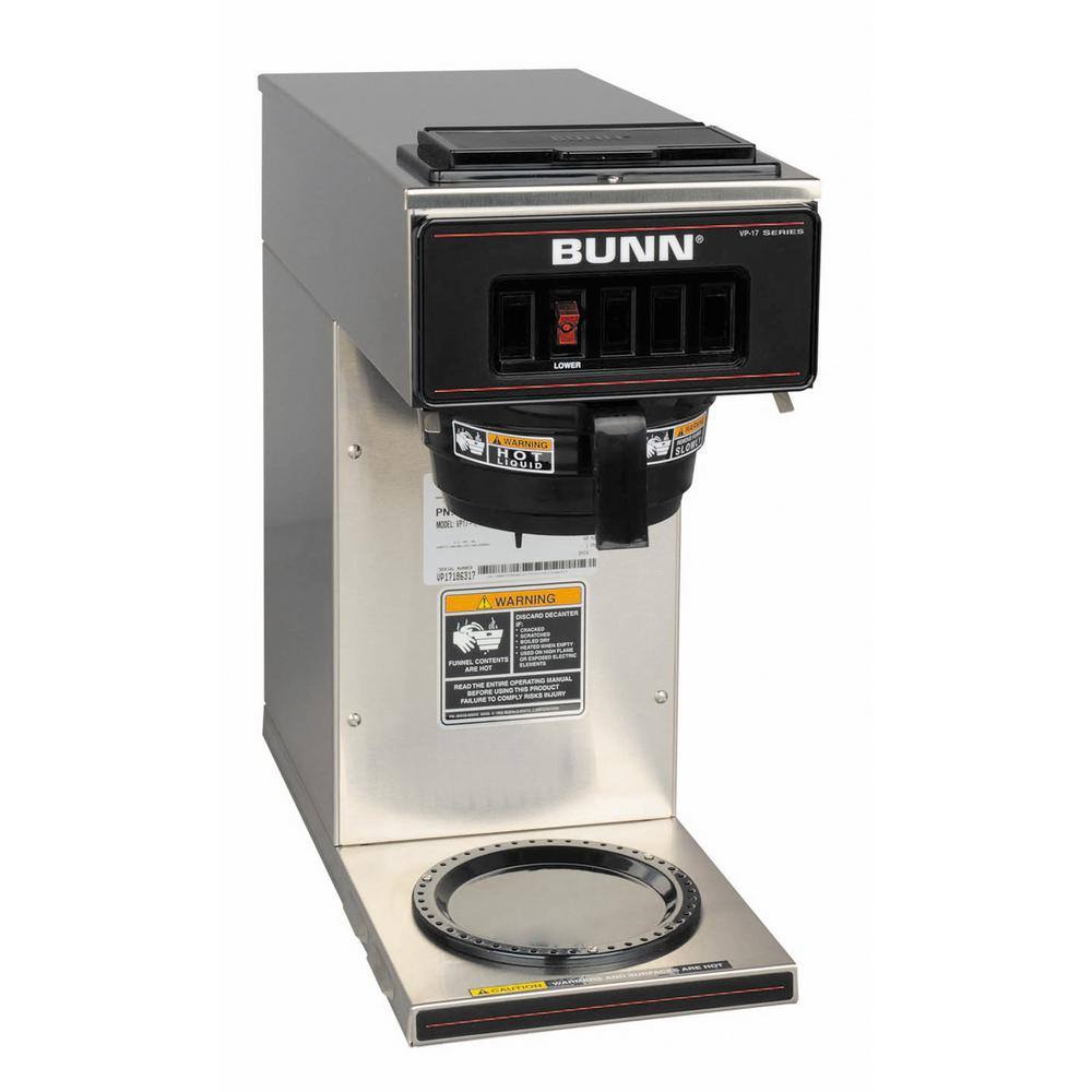 Bunn VP17-1 12-Cup Commercial Coffee Maker 1 Warmer 13300.0001 13300.0001