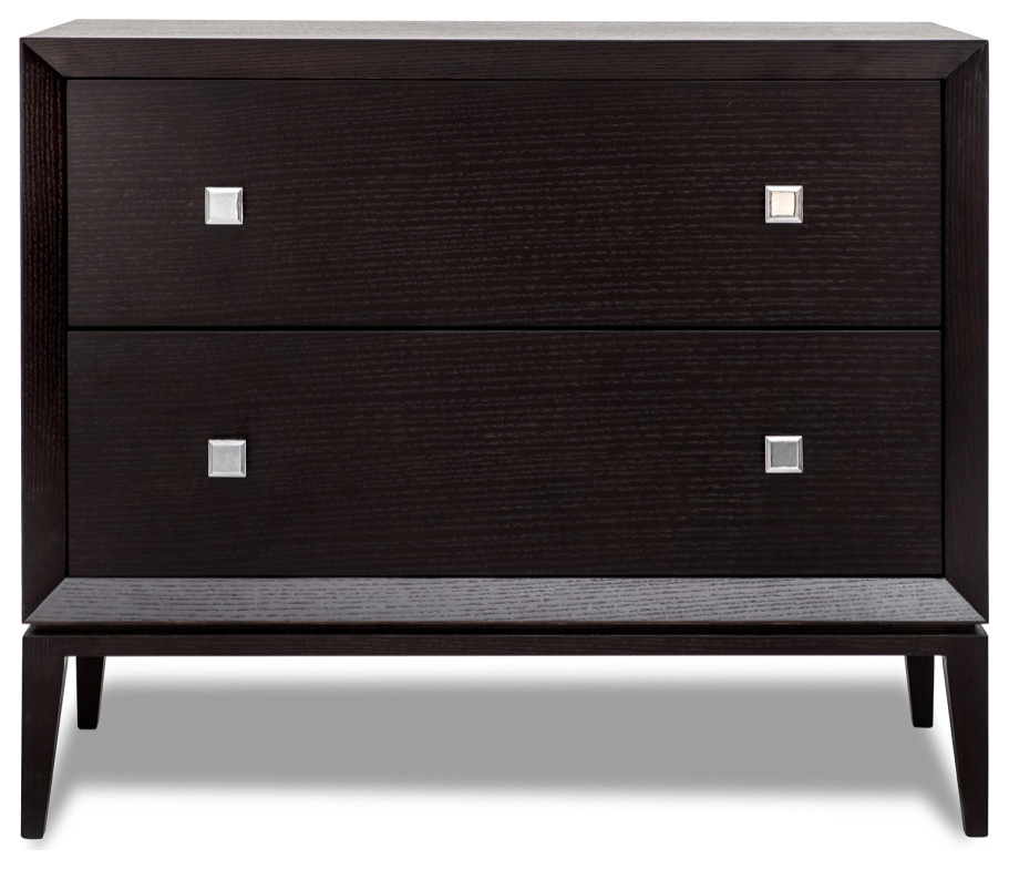 Black Wooden Chest of Drawers  Liang  ampEimil Ella   Midcentury   Accent Chests And Cabinets   by Oroa   Distinctive Furniture  Houzz